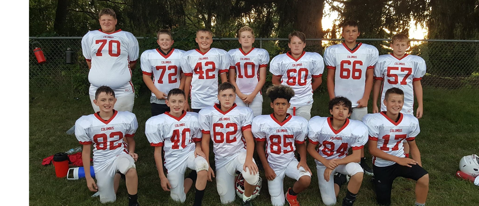 7th Grade Tackle Football Team - 2019