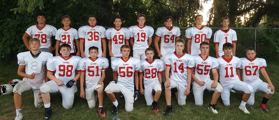 8th grade Tackle Football Team - 2019