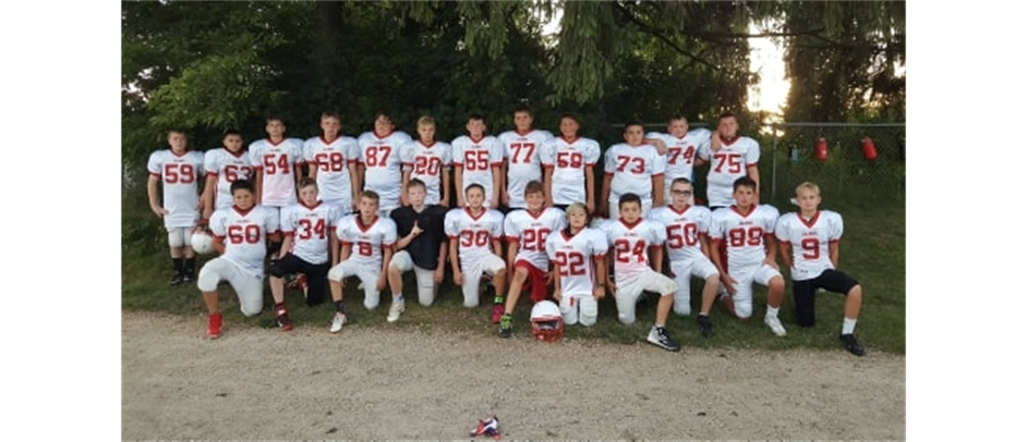 6th Grade Tackle Football Team - 2019